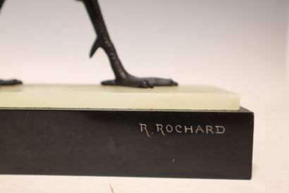 R.ROCHARD. 
Faisan. Sculpture métallique...