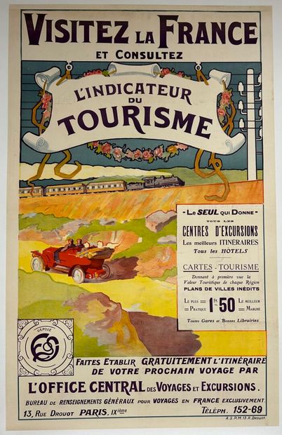 Affiche lithographique 