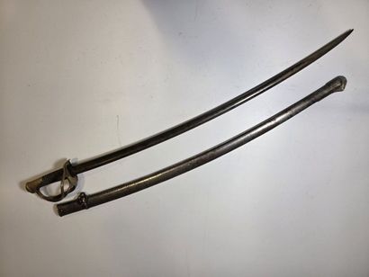 Model 1822 French regulation saber from the...