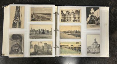 An album of 430 old postcards from Cholet,...