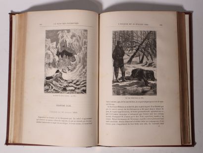 Jules Verne: lot de deux cartonnage dont...