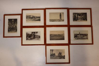 Set of 17 old postcards from Morocco, mainly...