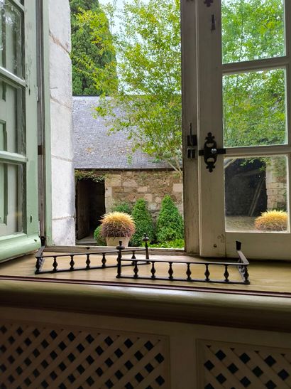 Paire d'éléments de balustrade miniature...