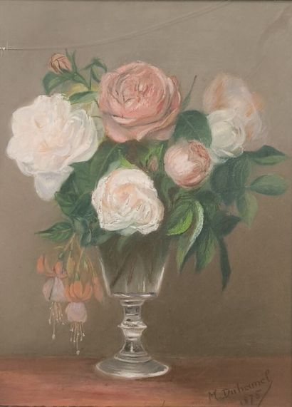 Lot
- M. MAINGAULT. Bouquet de pivoine. Aquarelle,...