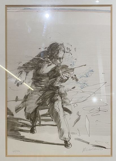 Claude WEISBUCH (1927-2014). Violoniste....