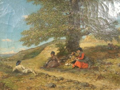 . Victor Joseph CHAVET (1822-1906). Personnages...