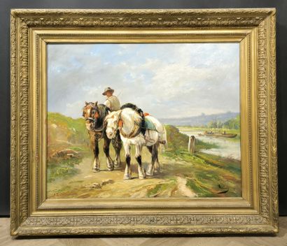 Raoul MARTINEZ (1876-1973)
Deux chevaux de...