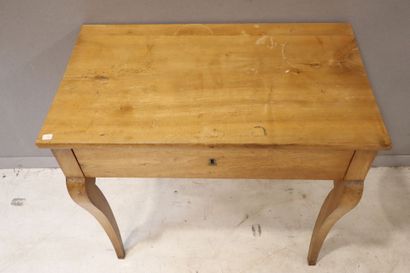 Petite à écrire formant console, en bois...