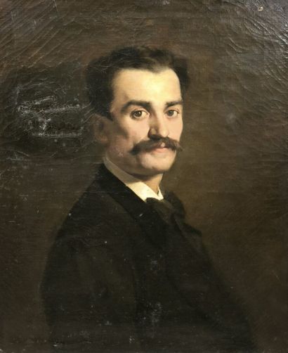 . Ecole française du XIXème. Paire de portraits...