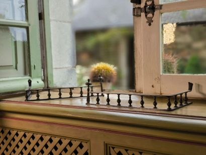 Paire d'éléments de balustrade miniature...