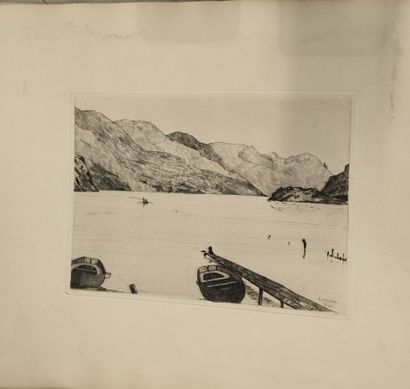 Ensemble de gravures - dimensions diverses
-...