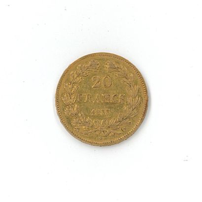1 gold coin : 20 FF Louis-Philippe Ier 1833...