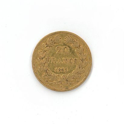 1 gold coin: 20 FF Louis-Philippe Ier 1833...