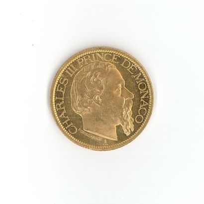 1 monnaie or : 100 F Monaco Charles III ...