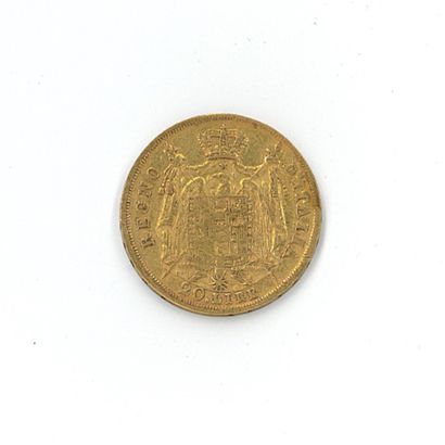 1 monnaie or : 20 Lires Napoleone Imperatore...