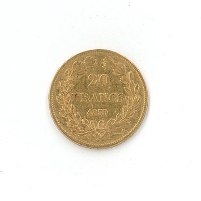 1 gold coin: 20 FF Louis-Philippe Ier 1839...