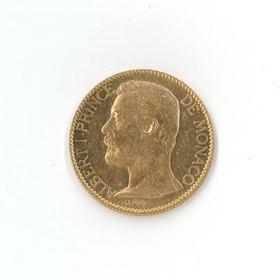 1 monnaie or : 100 F Monaco Albert Ier 1...