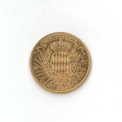 1 monnaie or : 100 F Monaco Albert Ier 1...