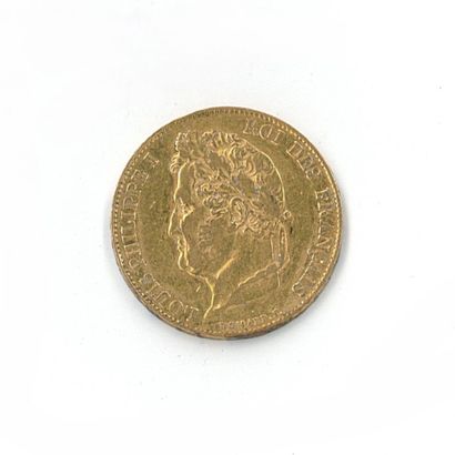 1 gold coin: 20 FF Louis-Philippe Ier 1835...