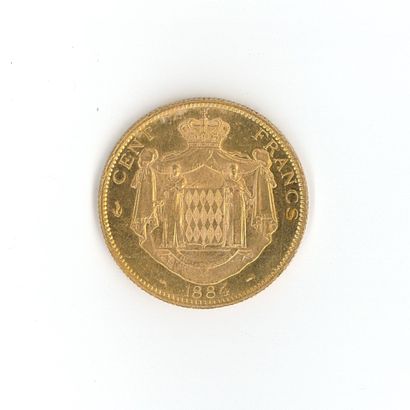 1 monnaie or : 100 F Monaco Charles III ...