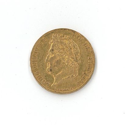 1 gold coin : 20 FF Louis-Philippe Ier 1847...