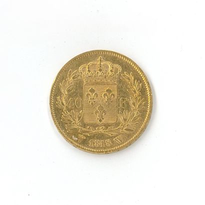 1 gold coin: 40 FF Louis XVIII 1818 W