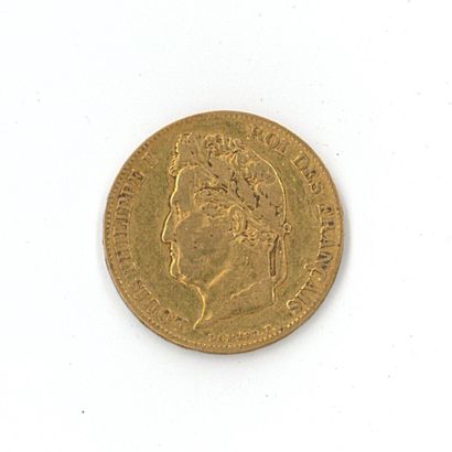 1 gold coin: 20 FF Louis-Philippe Ier 1833...