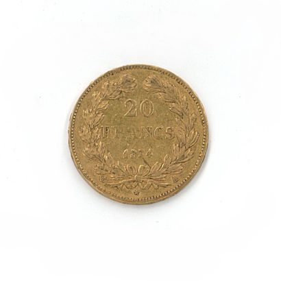 1 gold coin: 20 FF Louis-Philippe Ier 1834...