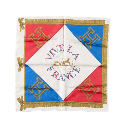 HERMES. Small silk square Gavroche 43 cm...