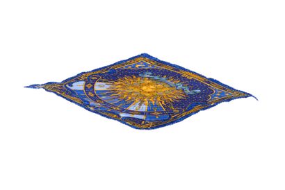 HERMES. Pleated square 