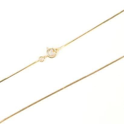 Gold cable chain. 46 cm. 5.25 g