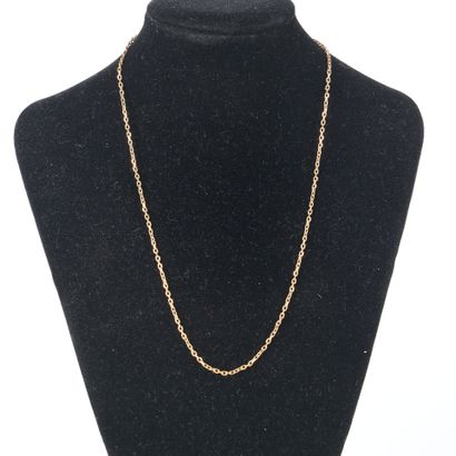 Gold baby chain. 39 cm. 2 g