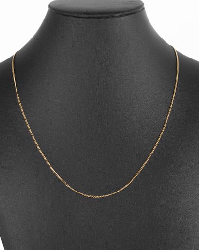 Gold chain with curb chain. 2.44 g - 48 ...