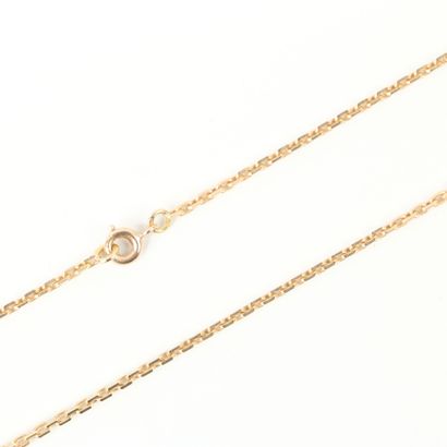 Gold forçat chain. 56 cm. 7.91 g