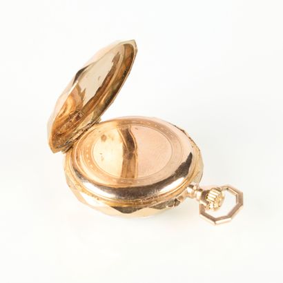 Guilloché, engraved and faceted gold collar...