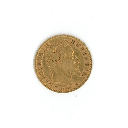 1 gold coin: 10 FF Napoléon III tête laurée...