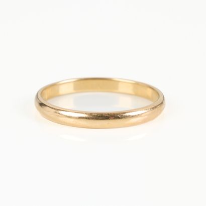 Wedding band in gold (750‰). TDD 64. 3.1...