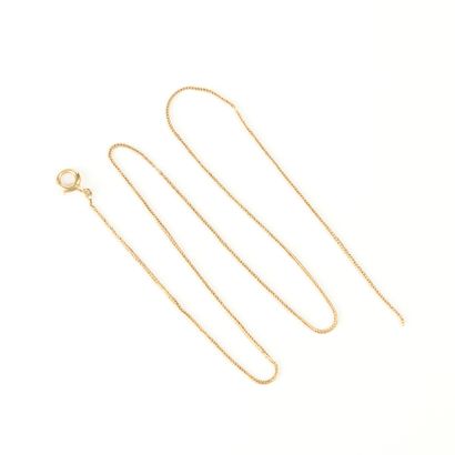 Gold chain element (750‰). (cut) Length 39...
