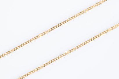 Gold chain with curb chain. 2.44 g - 48 ...