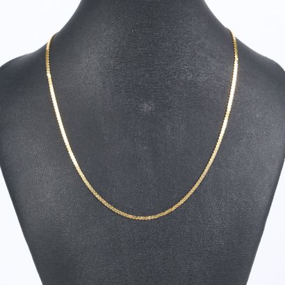 Fancy gold chain. 37 cm. 375/1000. 3,36 ...