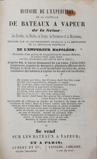 [Ashes of the Emperor]. Histoire de l'Expédition...