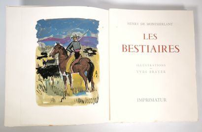 BRAYER (Yves) & MONTHERLANT (Henry de). Les...