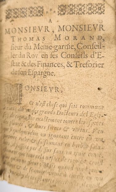 [LINOCIER (Geoffroy)]. L'Histoire des plantes,...