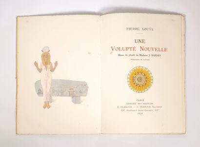 LOUYS (Pierre). Une Volupté nouvelle. Lead...