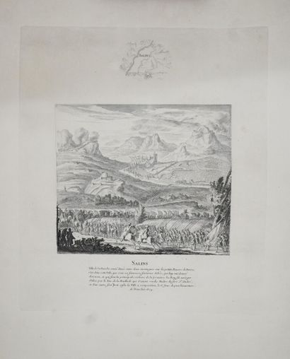 Franche-Comté (and other). Set of 7 maps...