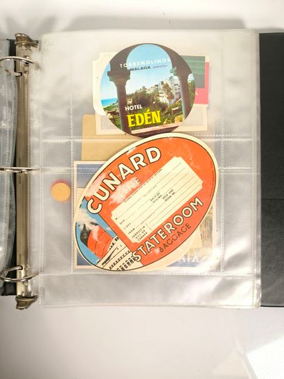 [Hotels]. Collection of 363 original hotel...