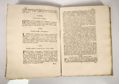 DAL POZZO (Bartolomeo). Le Vite de' Pittori,...