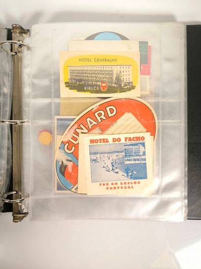[Hotels]. Collection of 363 original hotel...