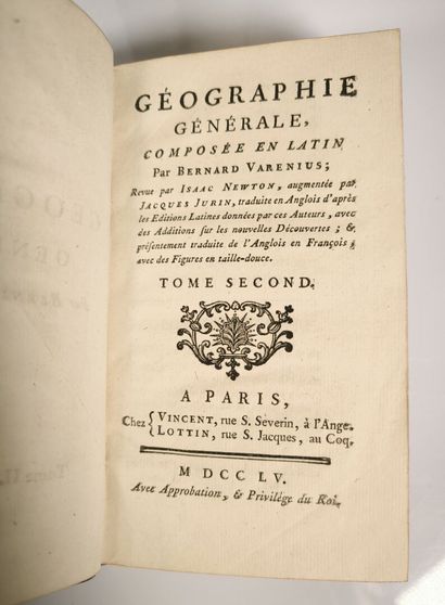 VARENIUS (Bernard). Géographie générale,...