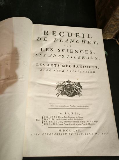 Encyclopedia. Set of 15 disparate in-folio...